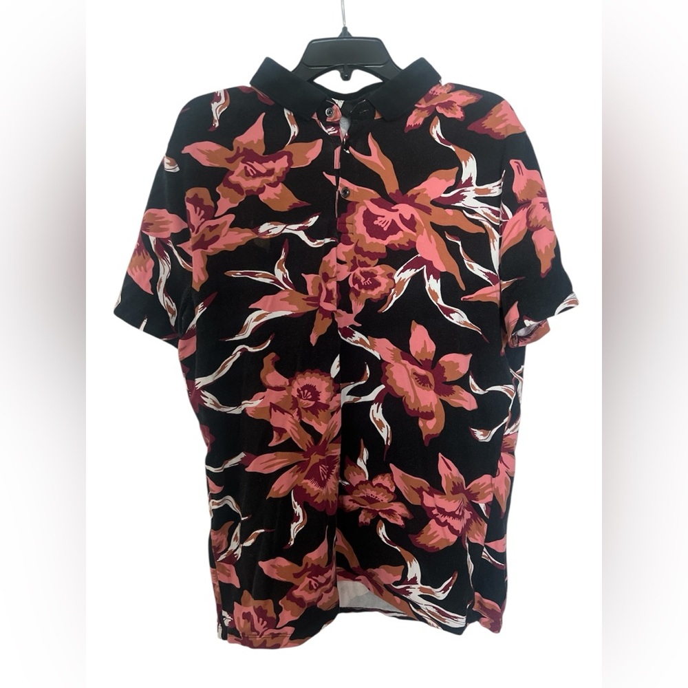 Men’s Express Floral Print Polo
